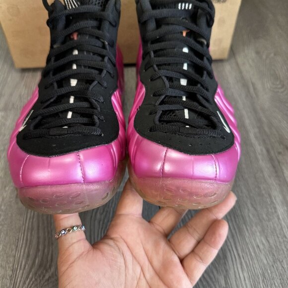 Nike Air Foamposite One Pearlized Pink 2012 Men Size 9 / 10.5 W Sneakers Shoes - Picture 5 of 13